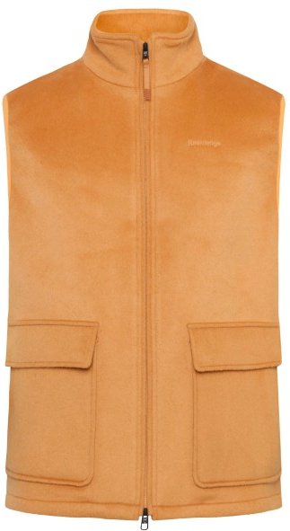 Thumbnail - KnowledgeCotton Apparel - Felted Wool Vest - Merinoweste Gr M orange