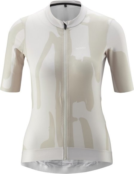 Gonso - Women's Road Jersey Print - Radtrikot Gr 40 grau