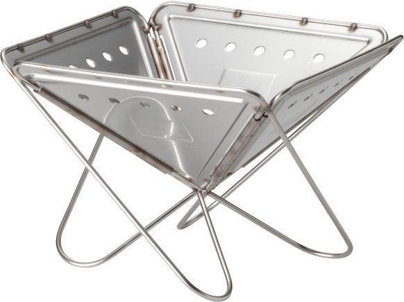 Snow Peak - Pack & Carry Fireplace - Trockenbrennstoffkocher Gr L metallic