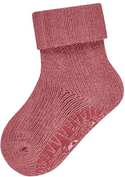 Sterntaler - Kid's Fliesen Flitzer Wolle - Hüttenschuhe Gr 33/34 rot/rosa