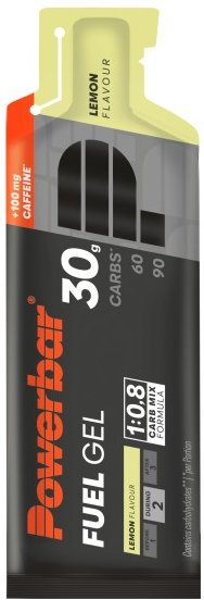 PowerBar - Fuel Gel 30 Lemon (mit Koffein) - Energiegel Gr 50 ml gelb