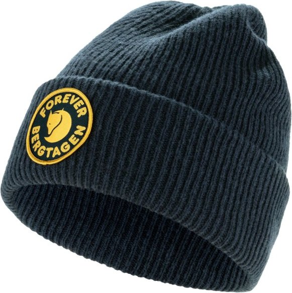 Fjällräven - Bergtagen Forever Wool Beanie - Mütze Gr One Size schwarz/blau