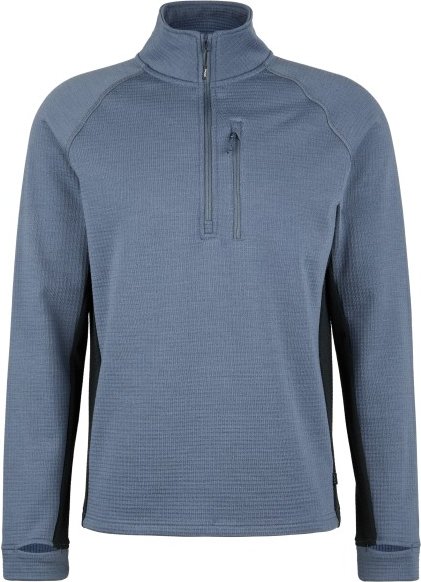 Stoic - MerinoWaffleFleece320 NorrdalSt. Half Zip - Merinopullover Gr 4XL grau