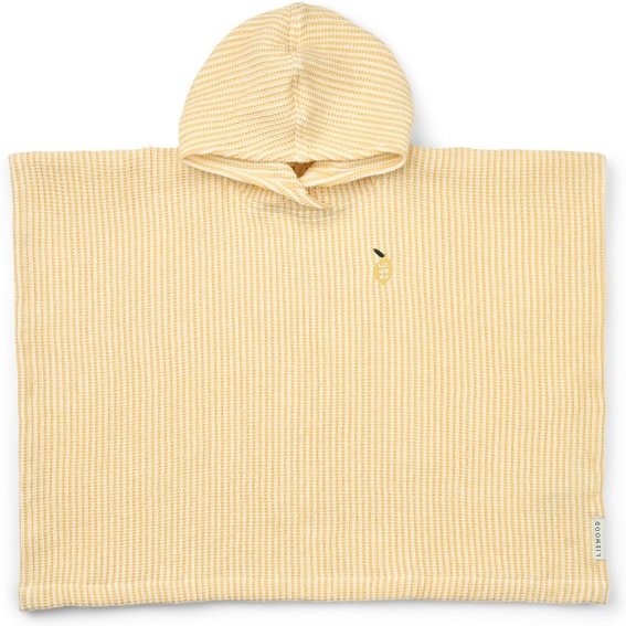 LIEWOOD - Kid's Paco Poncho Embroidery - Surf Poncho Gr 134-140 - 9-10 Years weiß