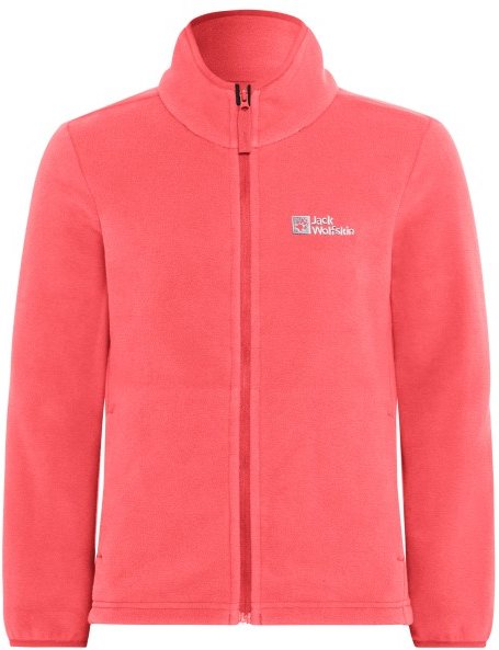 Jack Wolfskin - Kid's Taunus Jacket - Fleecejacke Gr 104 rot/rosa
