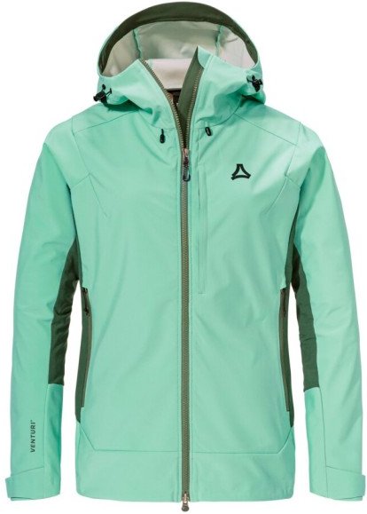 Thumbnail - Schöffel - Women's Softshell Jacket Milagle - Softshelljacke Gr 40 grün/türkis