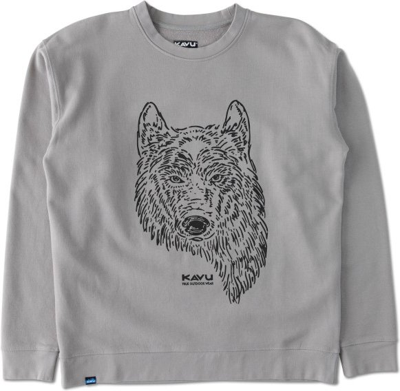 Thumbnail - KAVU - Kavu Core Crew - Pullover Gr M grau