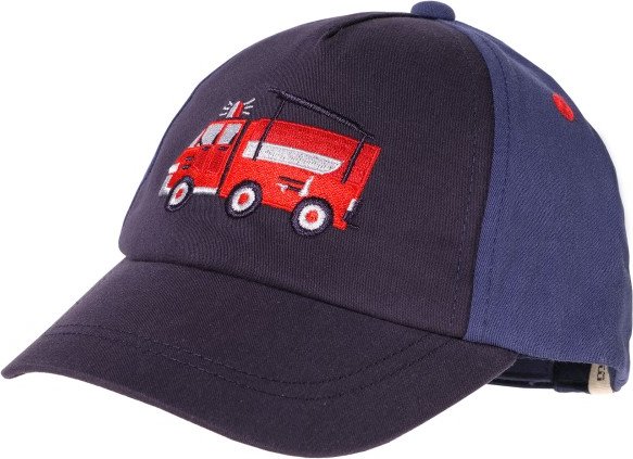 maximo - Kid's Mini Boy Cap Fire Engine Klettverschluß - Cap Gr 47-49 cm blau