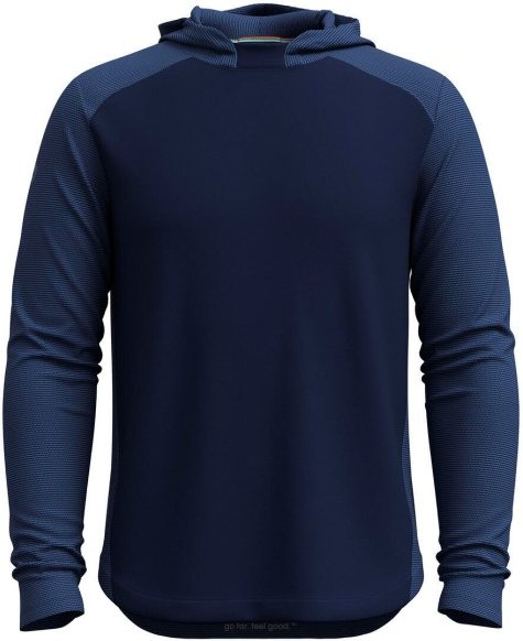 Smartwool - Active Mesh Hoodie - Merinoshirt Gr M blau