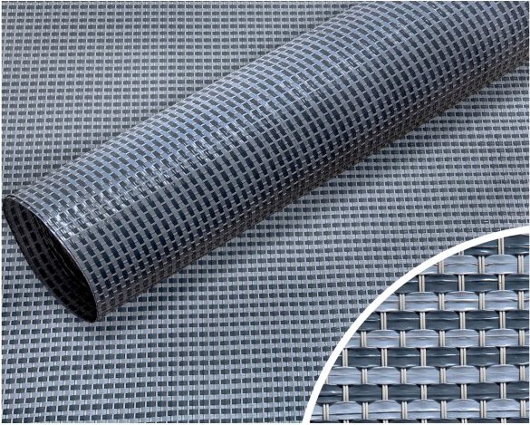 Brunner - Kinetic 600 - Zeltteppich Gr 250 cm x 350 cm blau/grau