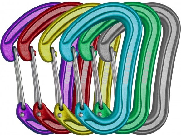 Edelrid - Nineteen G - Schnappkarabiner Gr 6-Pack bunt