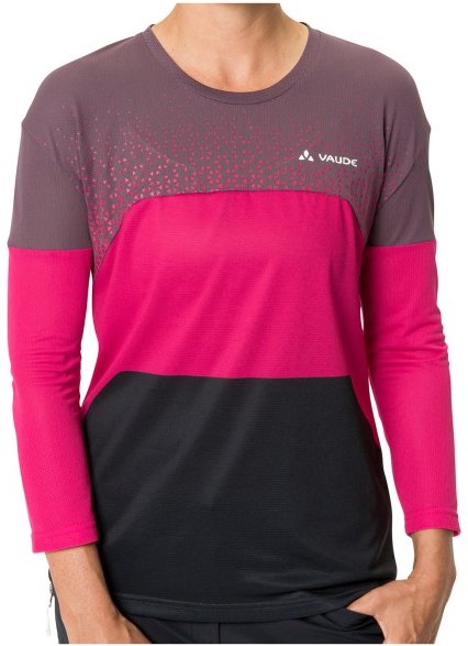 Vaude - Women's Moab L/S T-Shirt V - Funktionsshirt Gr 38 rosa