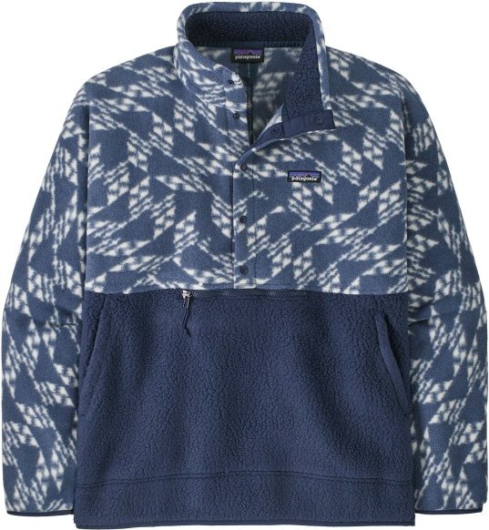 Patagonia - Retro Pile 1/2 Snap Pullover - Fleecepullover Gr L blau