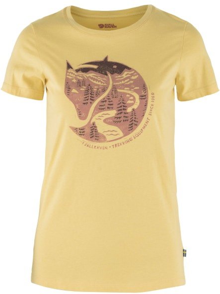 Fjällräven - Women's Arctic Fox Print - T-Shirt Gr XS beige