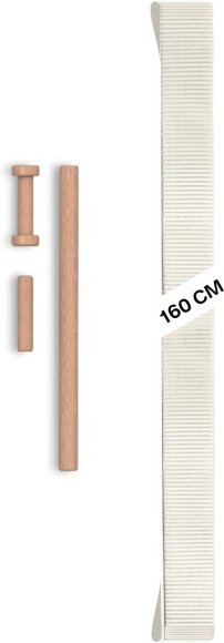 Gibbon Slacklines - Giboard Line - Slackline Gr 160 x 5 cm weiß