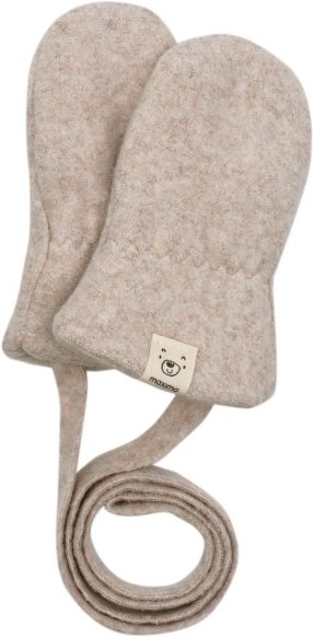 maximo - Baby's Fausthandschuh Ohne Daumen - Handschuhe Gr 6 Months grau/beige