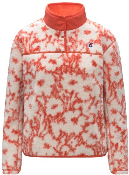 Thumbnail - K-Way - Women's Benedicte Orsetto Print - Fleecejacke Gr M rosa