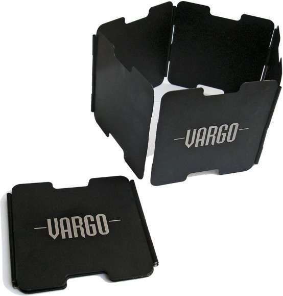 Vargo - Aluminium Windschutz schwarz