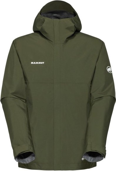 Mammut - Treeline Light Hardshell Hooded Jacket - Regenjacke Gr S oliv