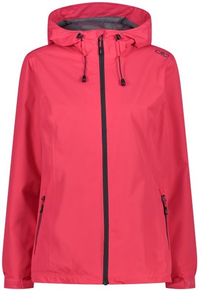 Thumbnail - CMP - Women's Jacket Fix Hood with Pack Pocket - Regenjacke Gr 48 rosa/rot