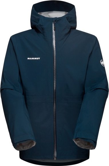 Thumbnail - Mammut - Linard Guide Hardshell Hooded Jacket - Regenjacke Gr S blau