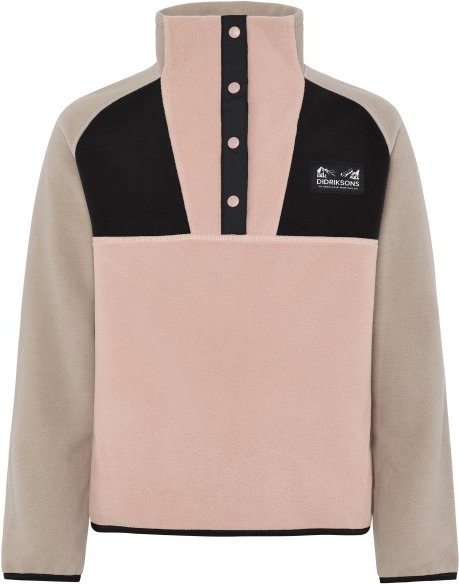 Didriksons - Kid's Yokto Half-Buttons 2 - Fleecepullover Gr 150 rosa