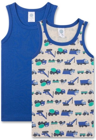 Sanetta - Kid's DP Shirt 336927+336928 - Alltagsunterwäsche Gr 116 blau