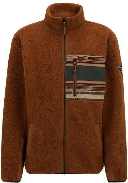 Thumbnail - Iriedaily - Wonderer Track Jacket - Fleecejacke Gr XXL braun