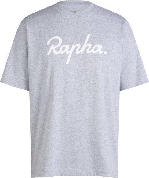 Rapha - Cotton T-Shirt Large Logo - T-Shirt Gr XXL grau