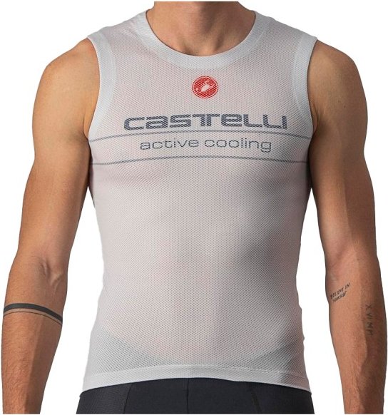 Castelli - Active Cooling Sleeveless - Kunstfaserunterwäsche Gr XL grau