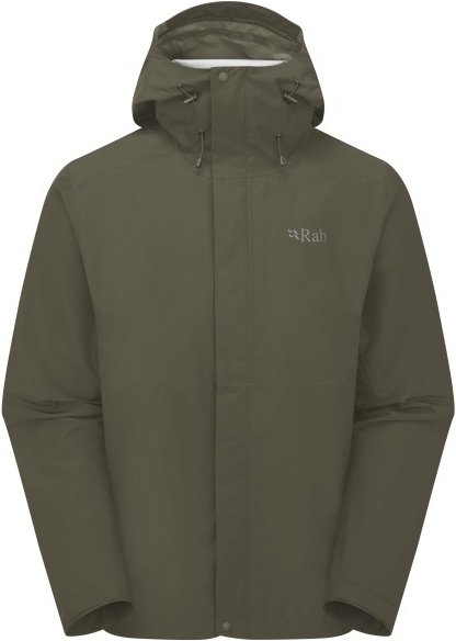 Thumbnail - Rab - Downpour Jacket - Regenjacke Gr S oliv/braun