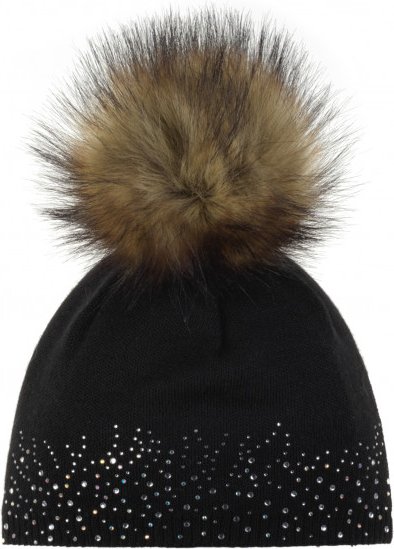 Eisbär - Women's Nalin Lux Crystal - Mütze Gr One Size schwarz