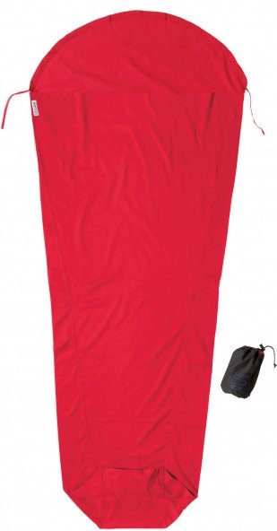 Thumbnail - Cocoon - MummyLiner Cotton - Reiseschlafsack Gr 210 x 90/56 cm rot