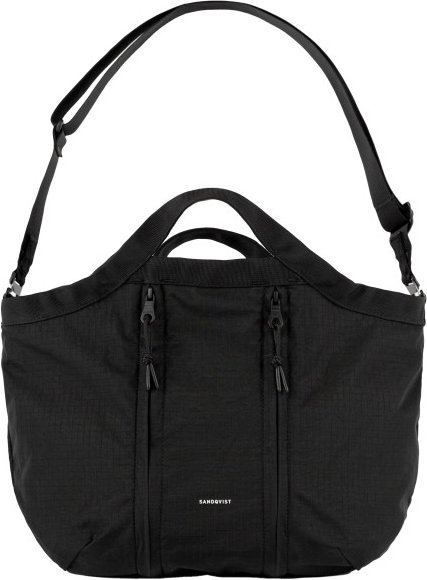Sandqvist - Grid Crossbody Bag - Umhängetasche Gr 13 l schwarz