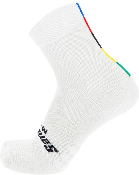 Thumbnail - Santini - UCI Official Cycling Socks - Radsocken Gr XL/XXL - EU: 44-47 weiß