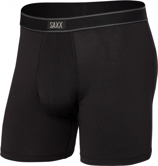 Thumbnail - Saxx - Daytripper Boxer Brief Fly - Kunstfaserunterwäsche Gr L schwarz
