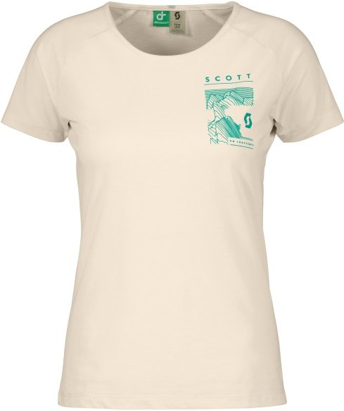 Scott - Women's Defined Dri S/S - Funktionsshirt Gr L beige/weiß