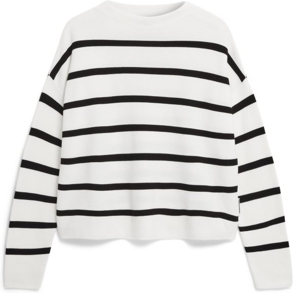 ARMEDANGELS - Women's Merinaa Stripes - Pullover Gr XL weiß