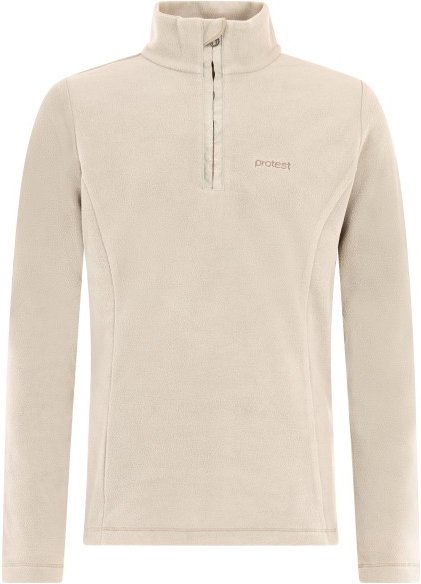 Thumbnail - Protest - Kid's Remutey 1/4 Zip Active Top - Fleecepullover Gr 176 beige