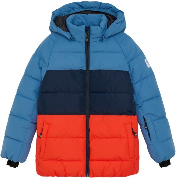 Thumbnail - Color Kids - Kid's Ski Jacket Quilt & Colorblock - Skijacke Gr 116 blau