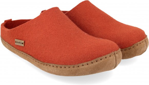 Thumbnail - Haflinger - Emil's Toffel - Hüttenschuhe Gr 41 rot
