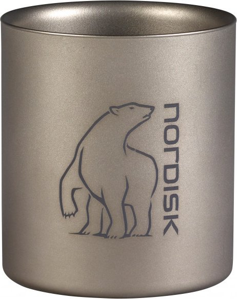Nordisk - Titanium Mug Double-Wall - Becher Gr 220 ml grau