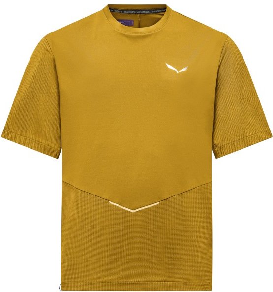 Salewa - Pedroc Dry Hyb T-Shirt - Funktionsshirt Gr 46 gelb
