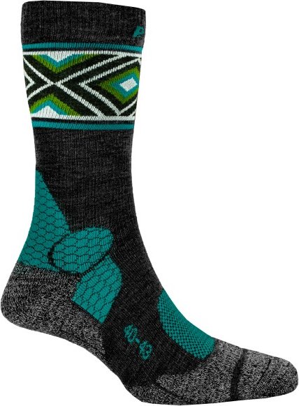 P.A.C. - 4.1 Trekking Merino Stability - Wandersocken Gr 40-43 schwarz