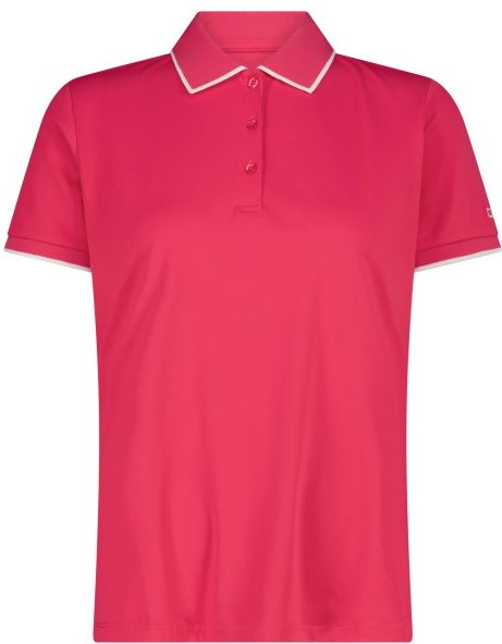 CMP - Women's Polo Stretch Piquet - Polo-Shirt Gr 44 rosa/rot