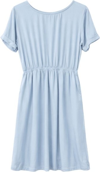 Mazine - Women's Viscose Midi Dress - Kleid Gr L blau/grau