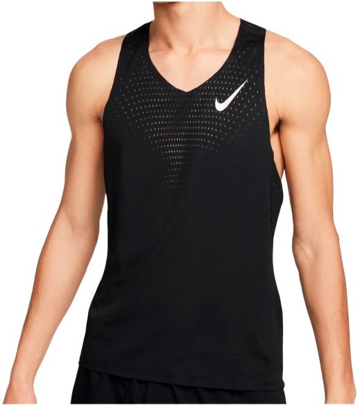 Thumbnail - Nike - Dri-Fit ADV Aeroswift Singlet - Laufshirt Gr M schwarz