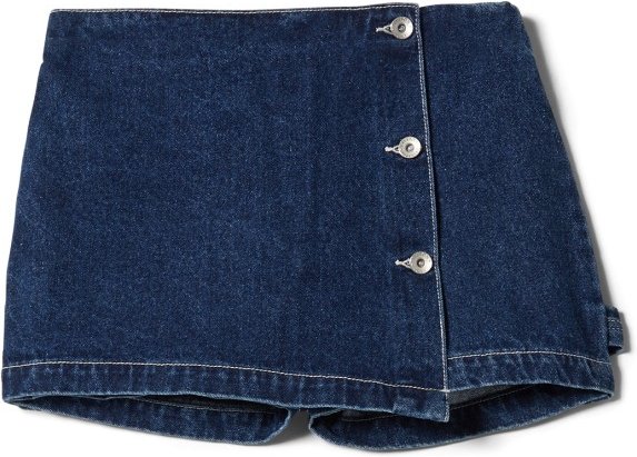 Thumbnail - Brixton - Women's Wrap Skort - Skort Gr M blau