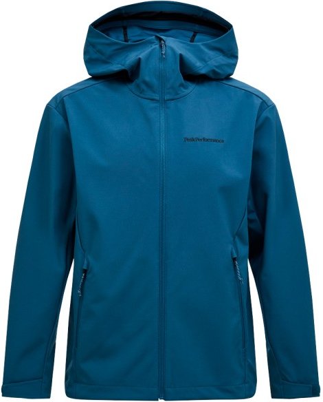 Peak Performance - Explore Hood Jacket - Softshelljacke Gr XXL blau