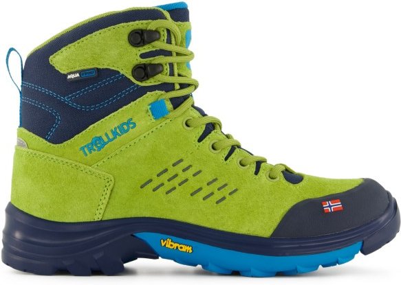 Trollkids - Kid's Trollsteinen Hiker Mid XT - Wanderschuhe Gr 32 oliv/blau